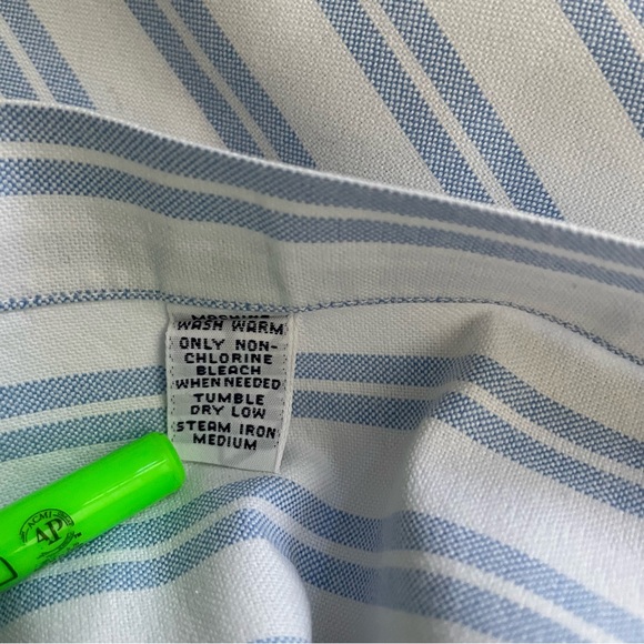 Ralph Lauren Blake 100% Cotton Button Down Men’s Shirt Size XL - Picture 8 of 12